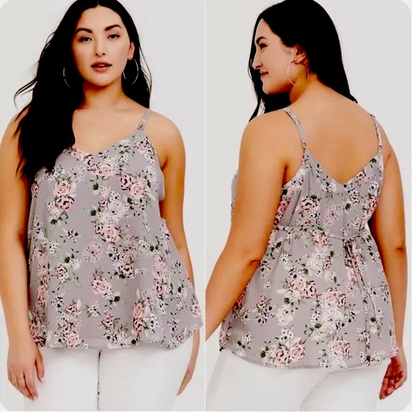 torrid Tops - Torrid Floral Swing Cami Top